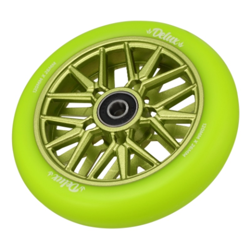 120MM X 26MM DELUX WHEEL – GREEN – ENVY