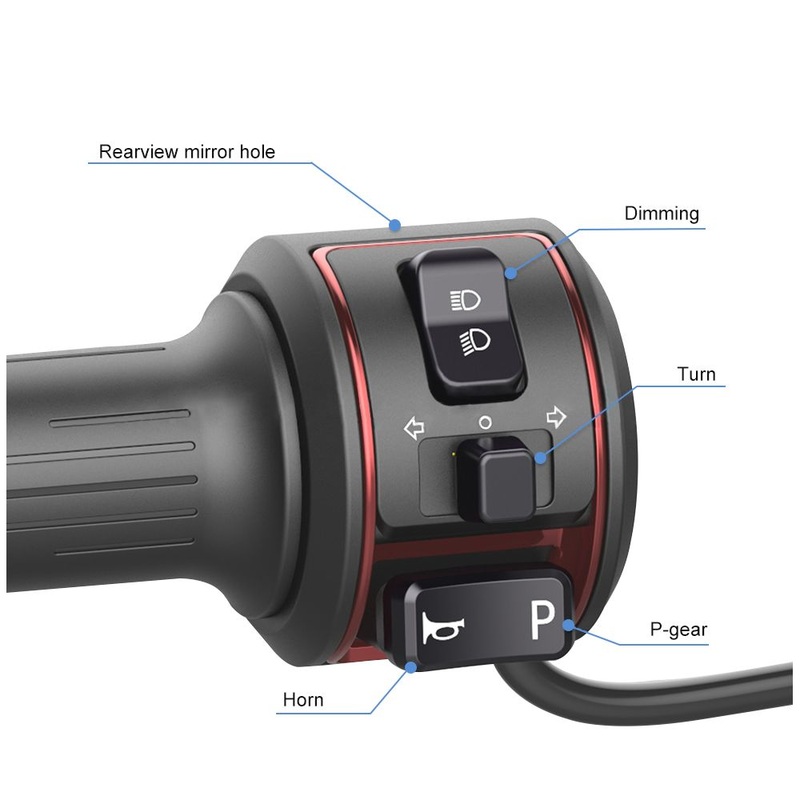 High Quality Electric Bicycle Hand Throttle Electric Scooter Grip Throttle