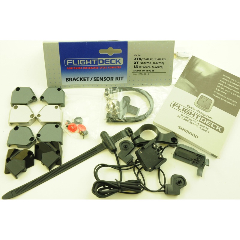 SHIMANO FLIGHT DECK SC-6500-M CYCLE COMPUTER BRACKET SENSOR KIT XTR XT LX