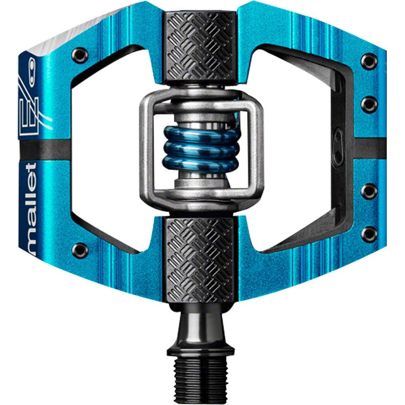 Crankbrothers Mallet Enduro Pedals – Dual Sided Clipless Platform Aluminum 9/16 Blue