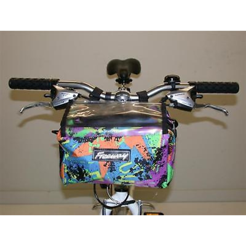 HANDLEBAR BAG FOR LUGGAGE + MAP HOLDER TRENDY MULTI-COLOURED 50% OFF