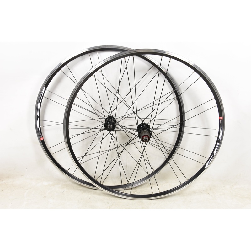 Pair 700c 622 x 13 Road Bike Racer CFX Rim Wheels 8/9/10 spd Cassette 100/130mm Black