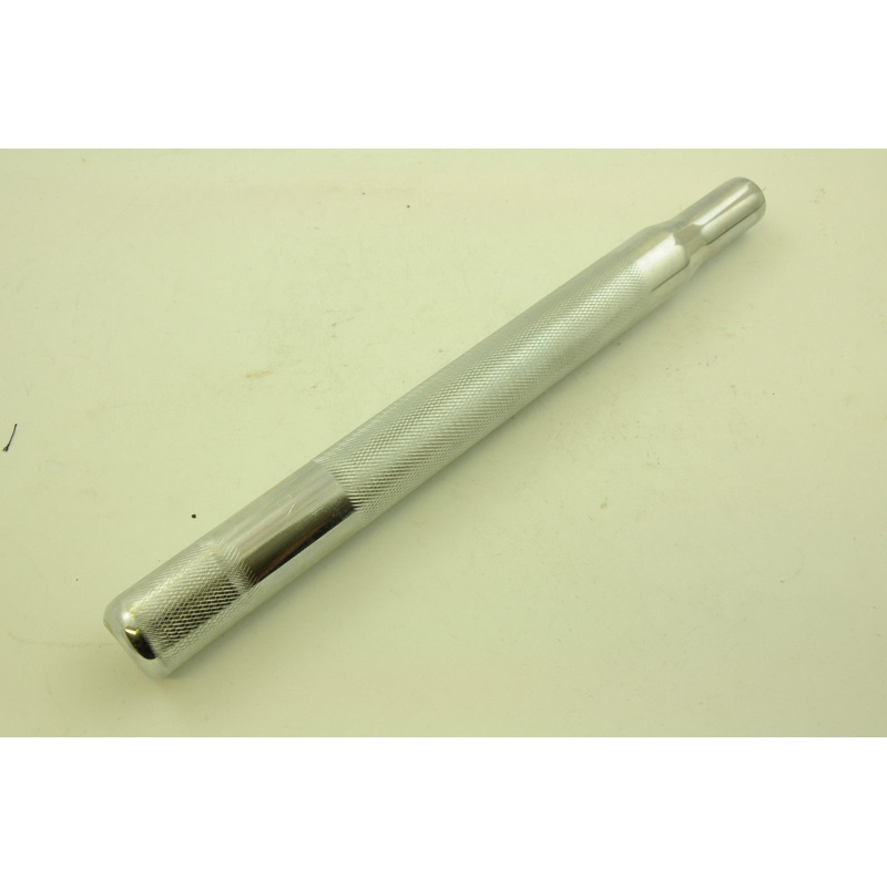 28.6mm SEAT POST MTB,FIXIE ANY BIKE SADDLE STEM 300mm (12) LONG CHROME PLATED N
