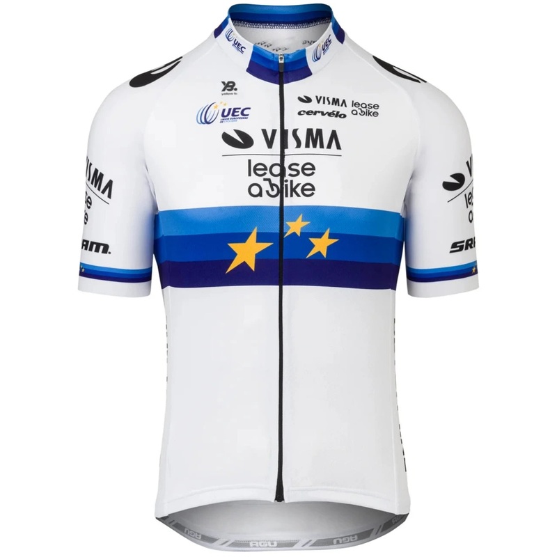 Maglia Team Visma Lease a bike 2025 – Campione Europeo