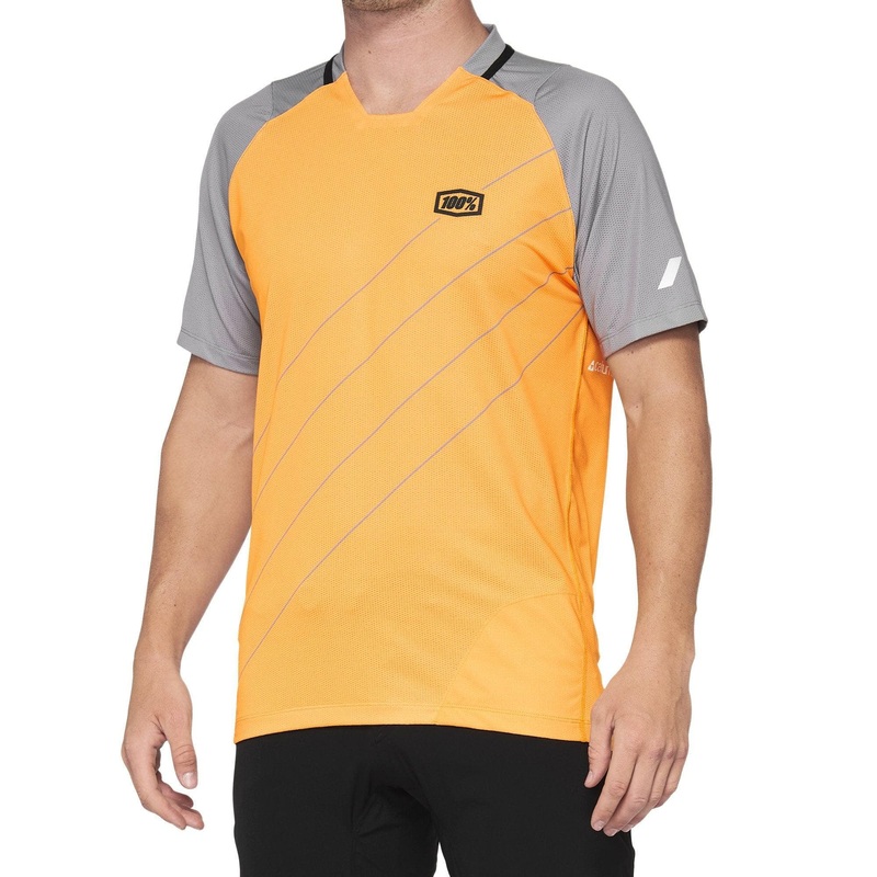 100% Celium Jersey Orange / Grey