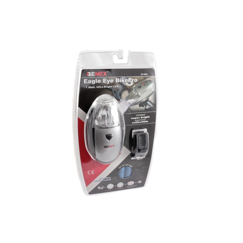EAGLE EYE BIKE LIGHT 1 WATT LED HIGH POWER FRONT BICYCLE LIGHT MULTI FUNCTION