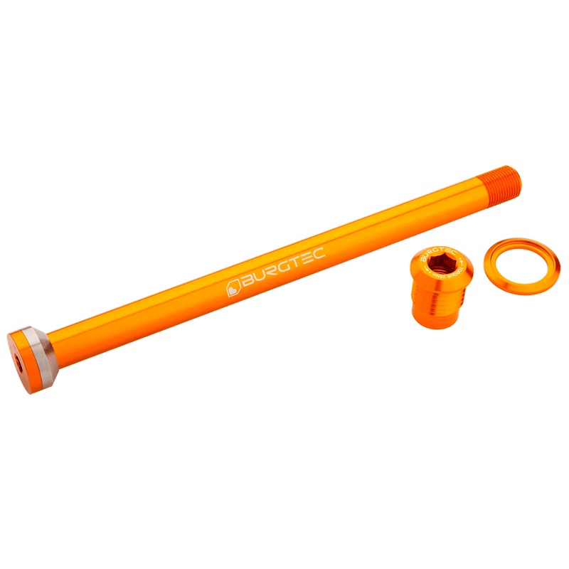 Burgtec Transition 175mm UDH Rear Axle Iron Bro Orange