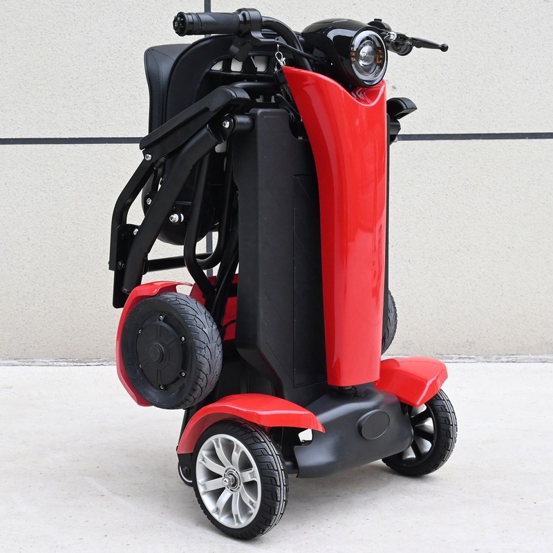 Custom Cheap Low Price Wholesale Elderly Folding Electric City Bike Scooter with Removable Battery