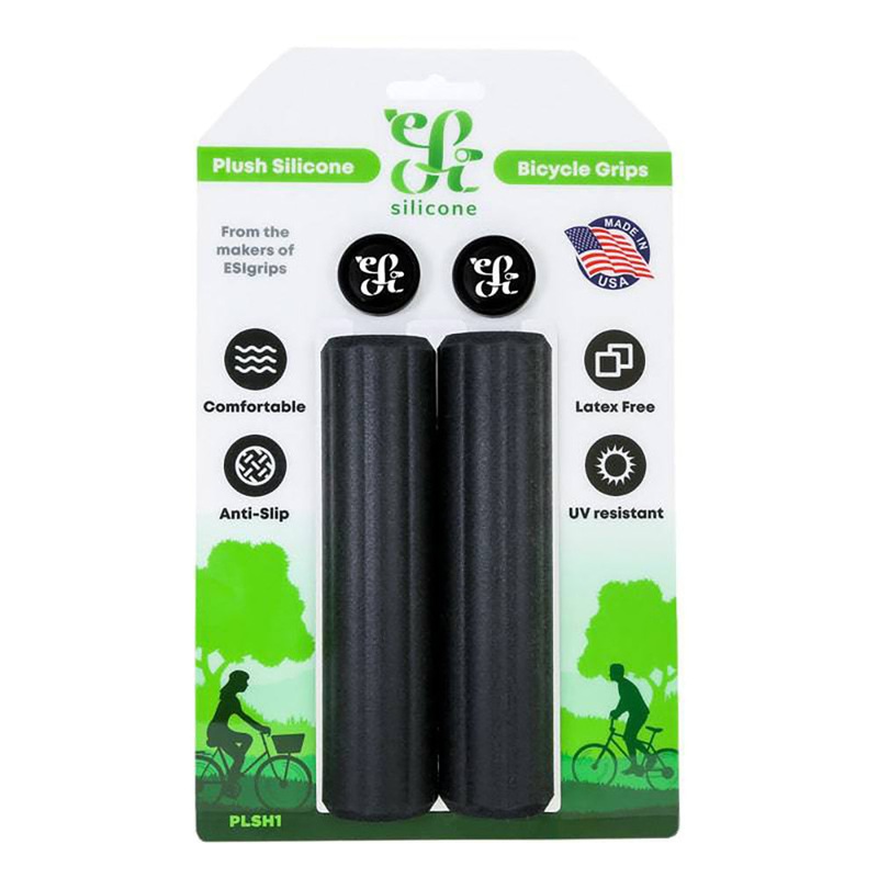 ESI Silicone Plush Grips|ESI Grips ESI Plush 35mm Black