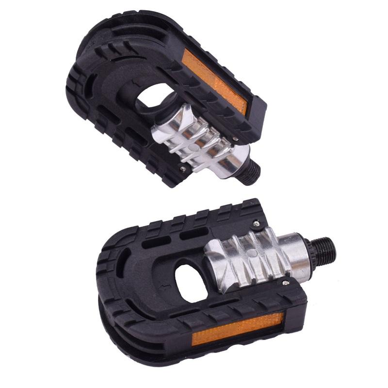 PAIR UNION DOUBLE FOLDING ALLOY BIKE PEDALS FOLDERS COMMUTERS PEDALS 9-16
