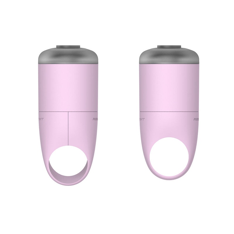 PINK REELIGHT GO FRONT&REAR LED BIKE CYCLE BICYCLE LIGHT SET 50% OFF RRP LAA405