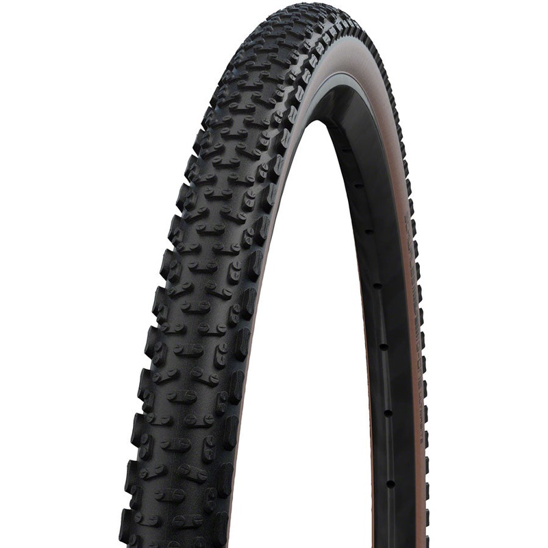 Schwalbe G-One Ultrabite Tire – 700 x 40 Tubeless Folding BLK/Bronze Performance Line Race Guard Addix