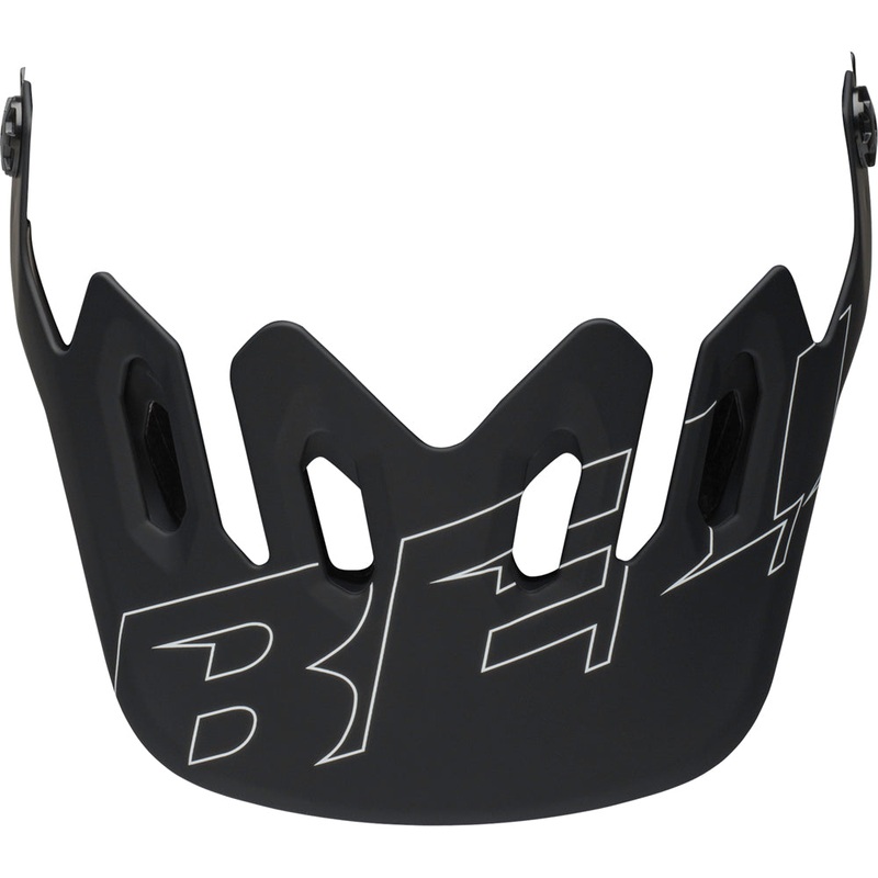 Bell Super 3R Visor|Bell Super 3 / 3R Visor Black / White