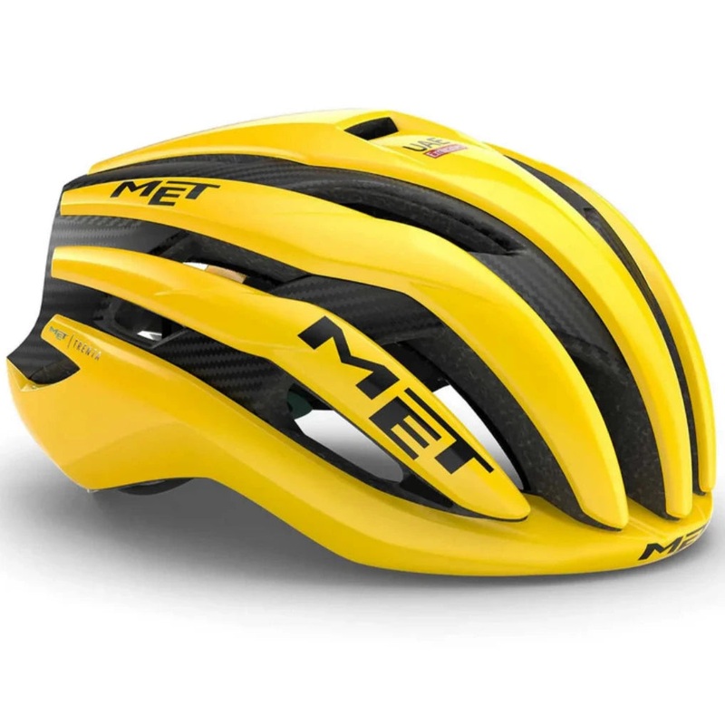 Casco Met Trenta 3K Carbon Mips Team UAE – Jaune Limited Edition
