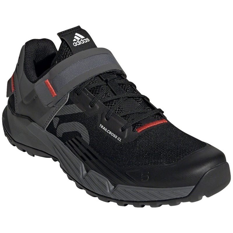 Five Ten Trailcross Mountain Clipless Shoes – Womens Core BLK/Gray Three/Red 6.5