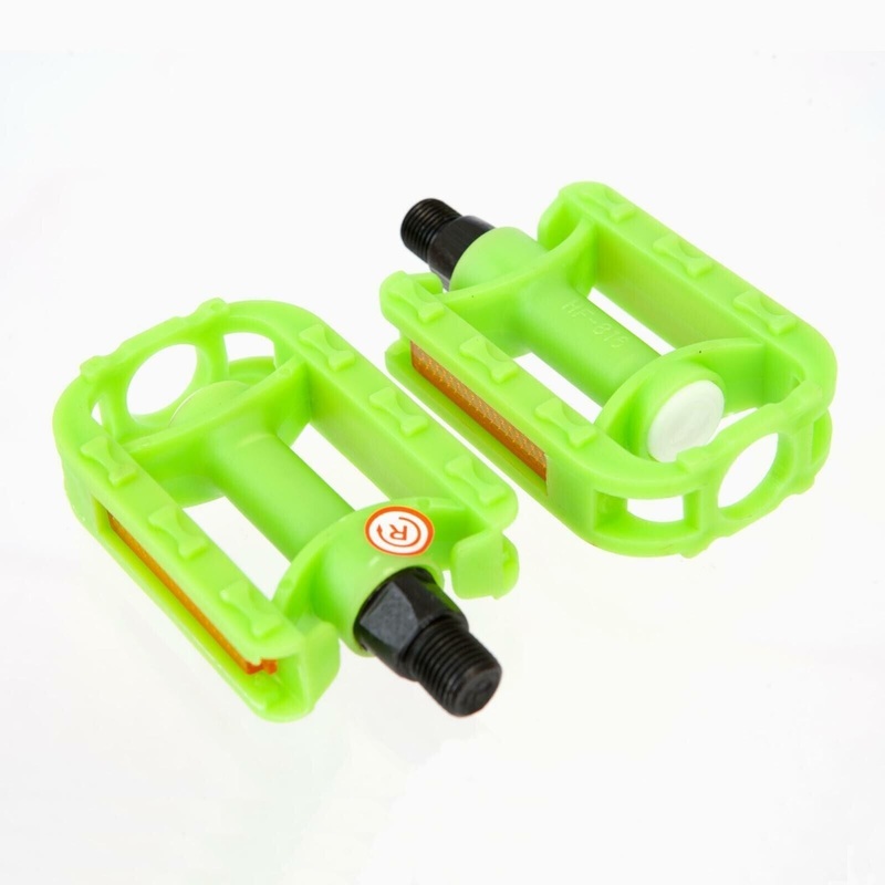 Pair 1/2 Child’s Kids Small Bike Pedals – Green
