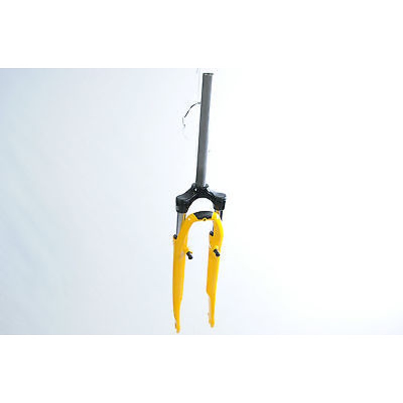 700c 28 SUNTOUR CR-8 SUSPENSION FORK PRELOAD ADJUSTABLE 1 1-8 300mm VBRAKE YEL