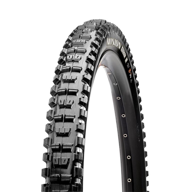 Maxxis Minion DHR II Tire – 27.5 x 2.5 Tubeless Folding Black 3C MaxxGrip DH