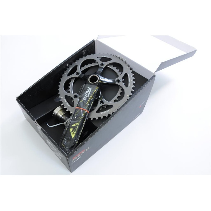 SRAM RIVAL 170mm ROAD CHAINSET DOUBLE 53-39 TEETH 10 SPEED 35% OFF RRP 199.99