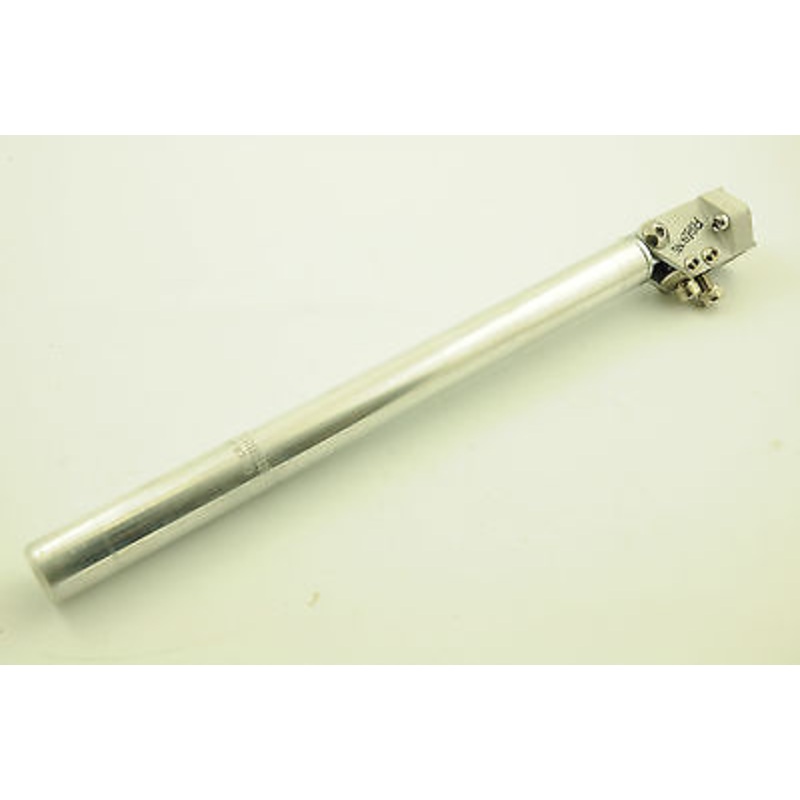 BMX FISHBONE BIGBONE 27.2mm RARE SEAT POST ALLOY SADDLE STEM 330mm NOS