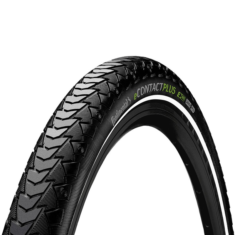 Continental eCONTACT Plus 20|Continental eContact Plus Wire Bead Tyre 20″ x 2.20 Black / Reflex E50|Continental eContact Plus Wire Bead Tyre 20″ x 2.5 Black / Reflex E50