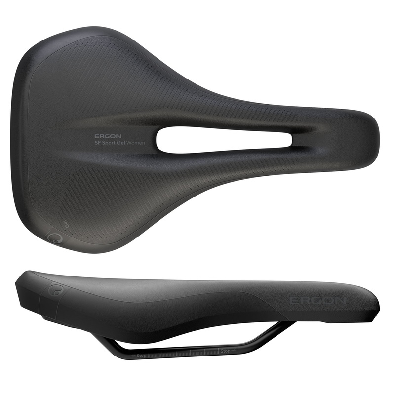 Ergon SF Saddle – Steel Black Womens Medium/Large