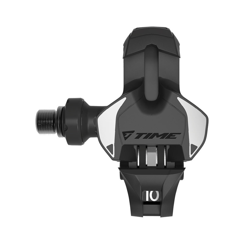 Time XPRO 10 Pedal (2024)|TIME Pedals XPRO 10 Q-Factor 53, Includes ICLIC Free Cleats Carbon Black