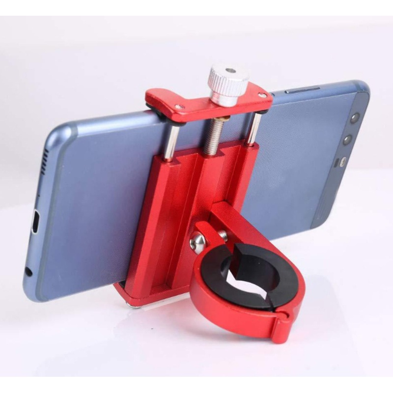 Aluminum Alloy Bicycle Phone Mount Bike Phone Holder with 360 Rotation