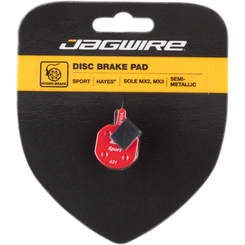 Jagwire Mountain Sport Semi-Metallic Disc Brake Pads for Hayes CX MX Sole