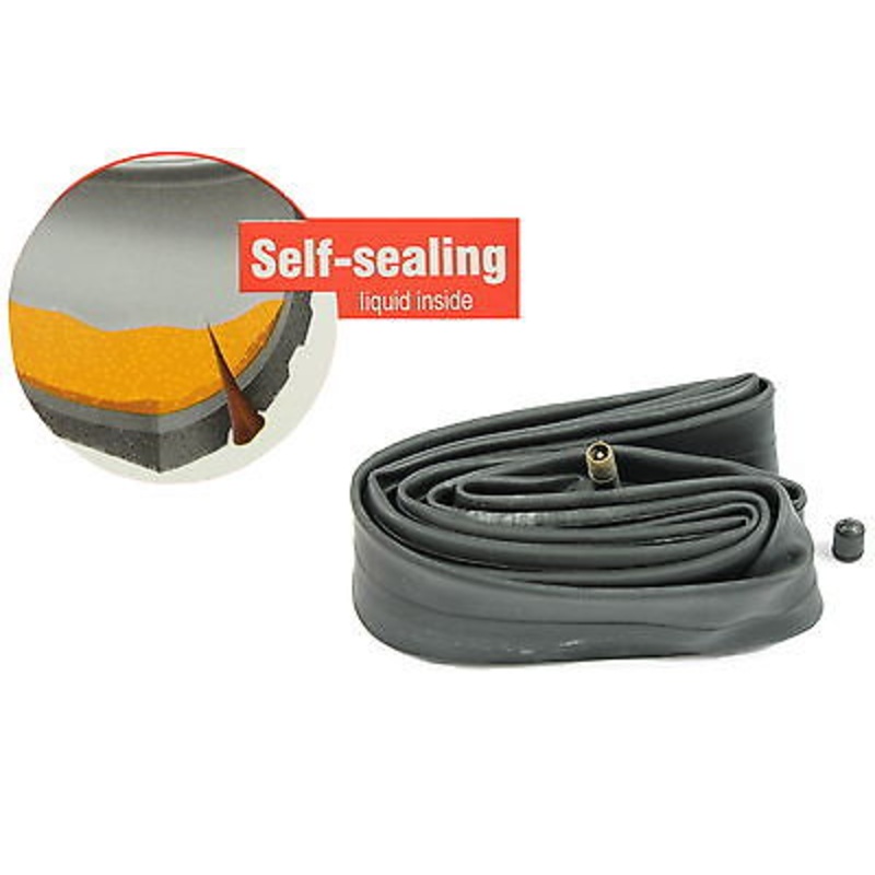 24 MTB INNER TUBE TRAX SELF SEALING PUNCTURE PROTECT 24 x 1.75 to 24 x 2.125