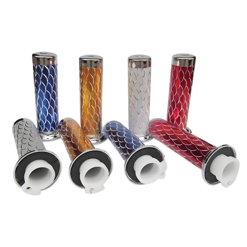 Aluminum Grip Tricycle Parts Alloy Golden Motorcycle Handle High Quality Handlebar Motorbike Grips for Gn125