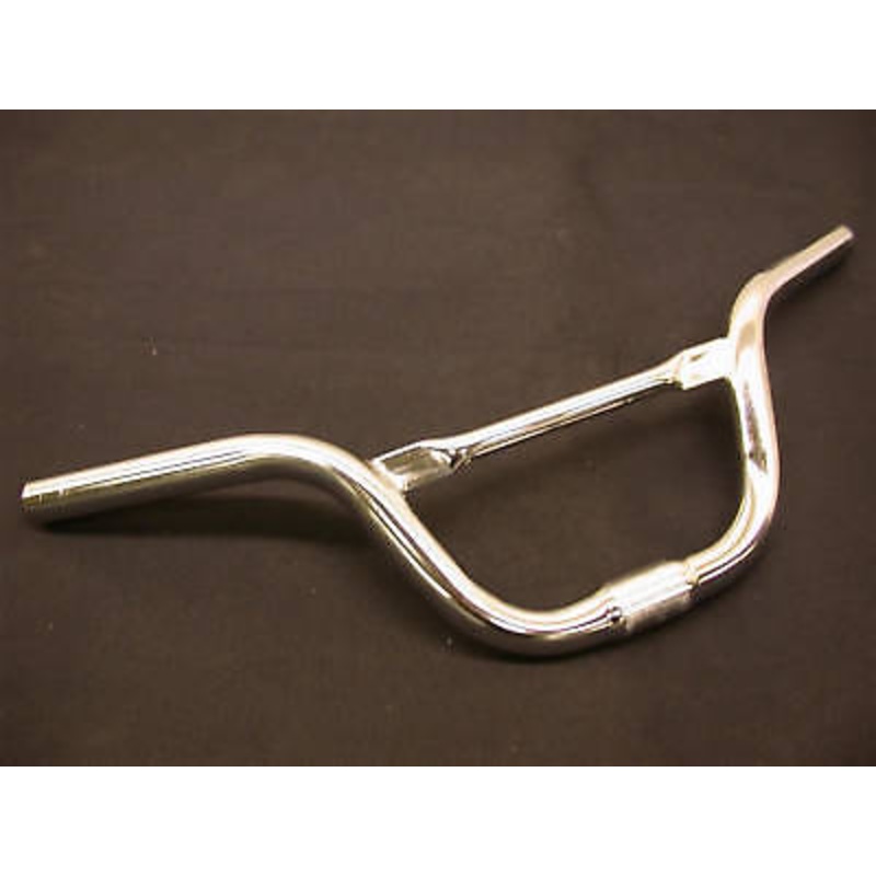 BMX JUNIOR BIKE CHROME HANDLEBARS SUIT 10,12,14,16 WHEEL BIKE 470mm WIDE NEW