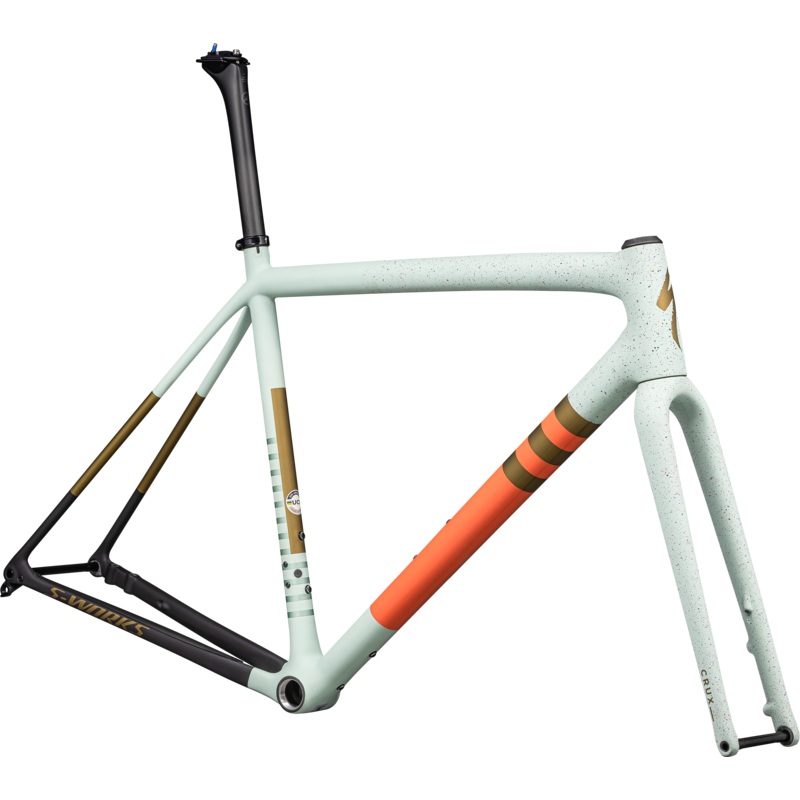 S-Works Crux Frameset 2024|White Sage|58