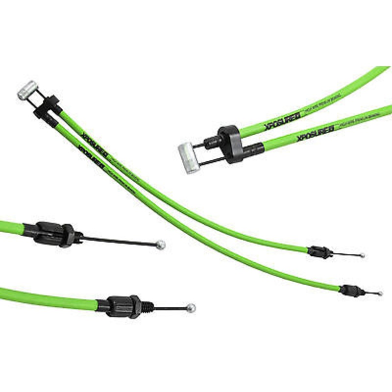 XPOSURE HI WIRE UPPER TWIN GIRO BMX ROTOR BRAKE CABLE 58% OFF RRP GREEN