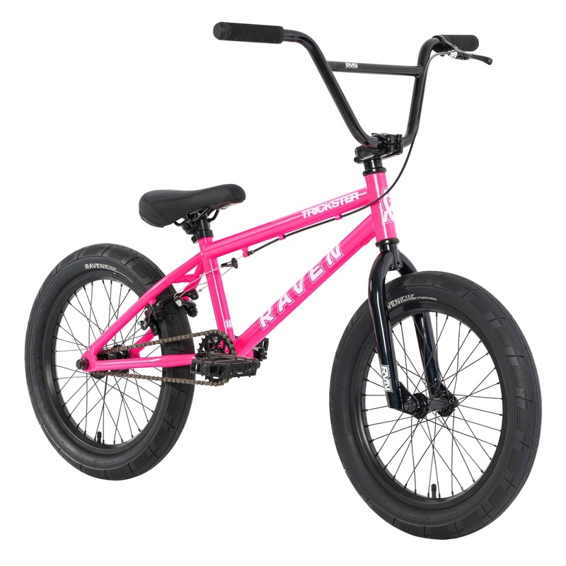 2025 RAVEN TRICKSTER 18|18″ BIKES GIRLS|Pink