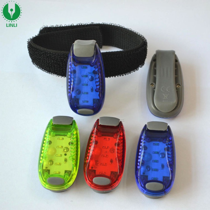 LED Night Running Lights Strobe Clip Lights on Bike Lights