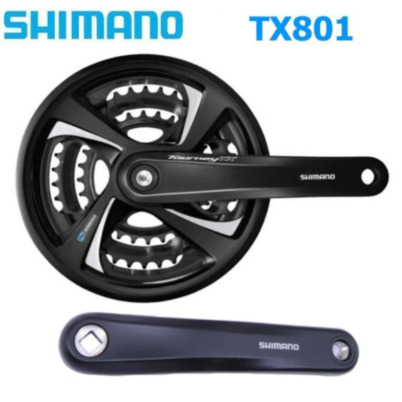 Shimano TX801 Chainwheel Set 28/38/48Tx170mm Steel/Alloy