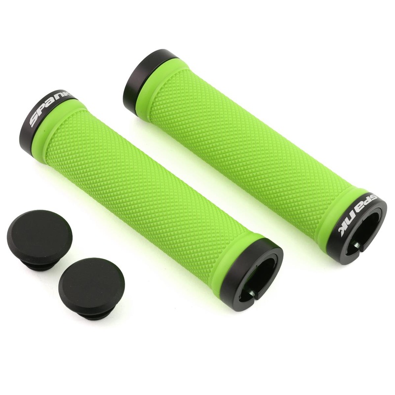 Spank Spoon Lock-On Grips (Green)