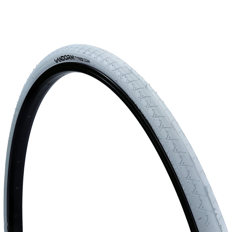 Vandorm Road Route Road Bike Tyre – 700c x 28c – White