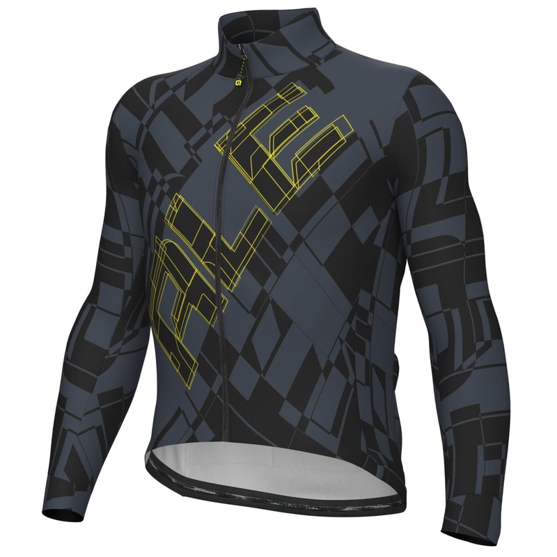 Maglia maniche lunghe Ale Pragma Schema – Nero