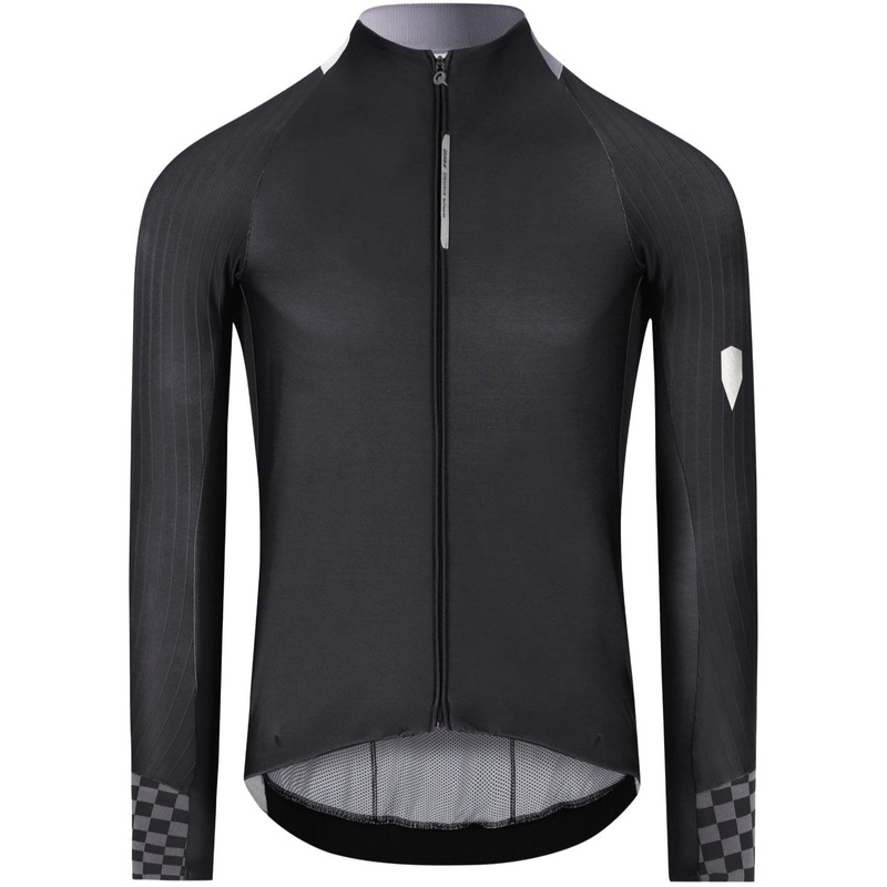 Maglia maniche lunghe Q36.5 Gregarius Hybrid Collar Fade – Nero
