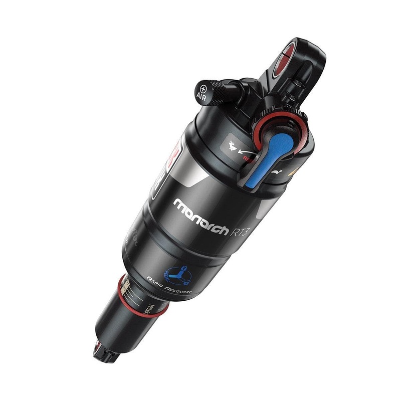 Rockshox – Monarch Rt3 – (190X51/7.5X2.0) Debonair Tune-Midreb/Midcomp – Soft Pedal – 320 Lockout Force – Fast Black Body – My16: Black 190X51