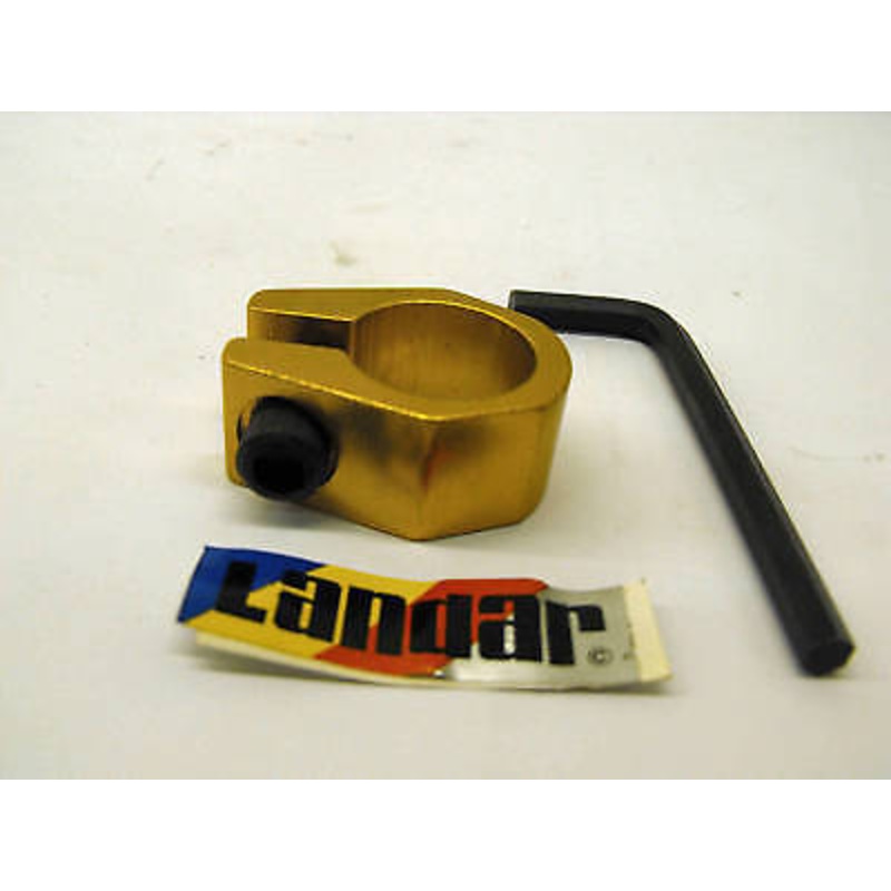 25.4 Seat Post Clamp Gold Alloy Made In 80’s By Landar Ideal Old School BMX NOS