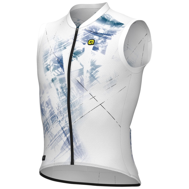 Maglia senza maniche Ale PR-E Mirror – Bianco