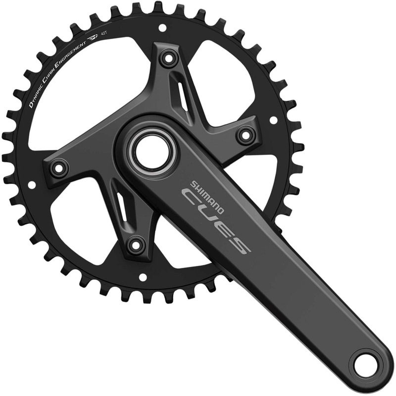 Shimano CUES FC-U6030-1 CUES 2 piece design chainset, for 9/10/11-speed, 165mm, 42T