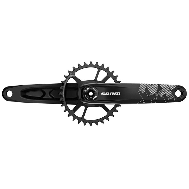 Sram Crank Nx Eagle Fat Bike 4 Dub 12S W Direct Mount 30T X-Sync 2 Steel Chainring Black (Dub Cups/Bearings Not Included): Black 175Mm