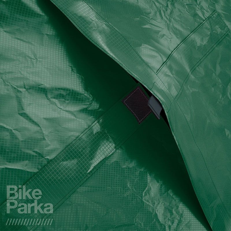 BikeParka Cargo|BikeParka Bike Cover Cargo – Forest Green|BikeParka Bike Cover Cargo – Ink Black