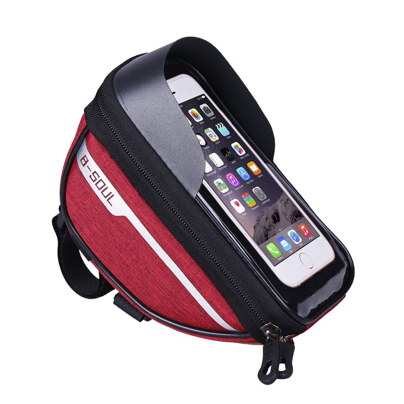 Custom Cycling Outdoor Multi-Functional Waterproof Cycling Touch Screen Phone Bicycle Mountain Bike Mobile Phone Bag Front Bicycle Phone Holder Bag