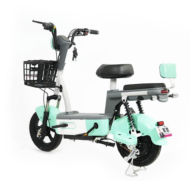 Electric Power-Assisted Bicycle with LED Light Fast Charger Helmet