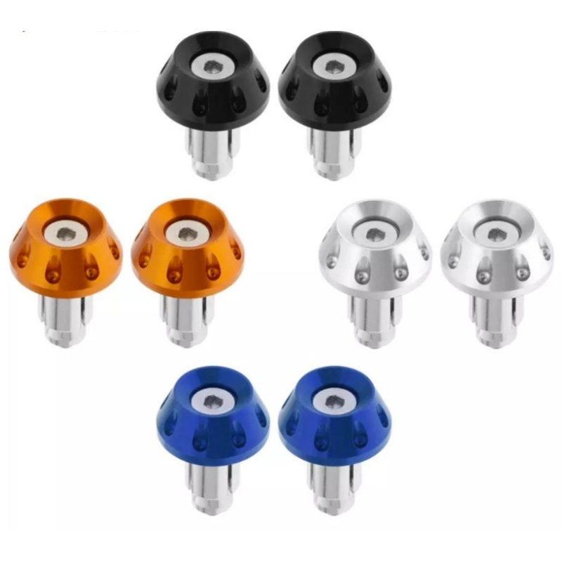 Motorbike Motorcycle Bike High Quality Aluminum 6063 Handlebar Ends 13/18mm